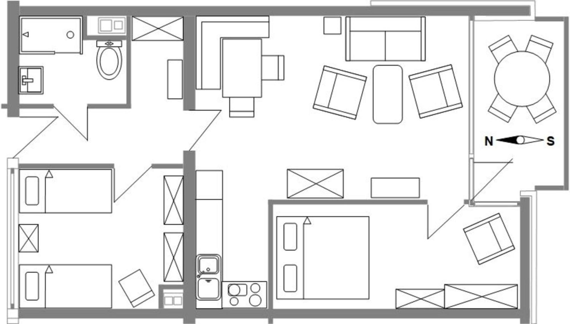 Uthlande - Whg 14 Apartment วืคเอาฟ์เฟอร์ ภายนอก รูปภาพ